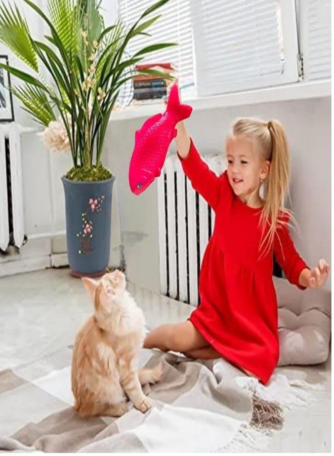 BohoBark Simulation Fish Cat Toys for Indoor Cats Pets Sqeuaky Fish Cat Dog Fish Toy Kitten - Image 4